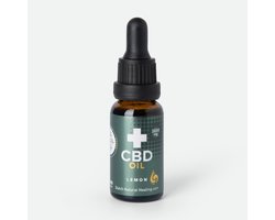 Dutch Natural Healing CBD Olie 8% Citroensmaak - Full Spectrum - Rijk aan Terpenen - Hennepolie Druppels - 20 ml
