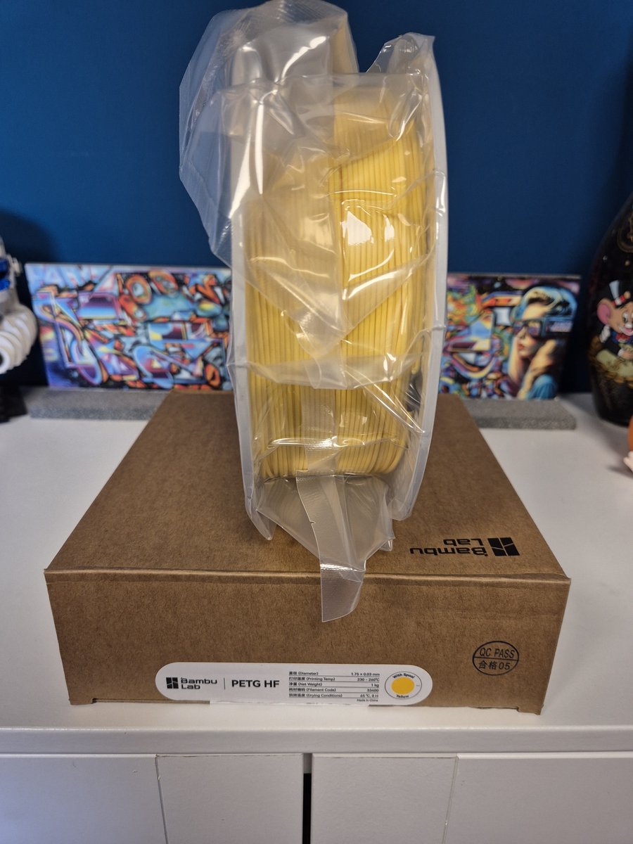 Bambu Lab PETG HF - Yellow (Geel) (1kg incl. Spoel)