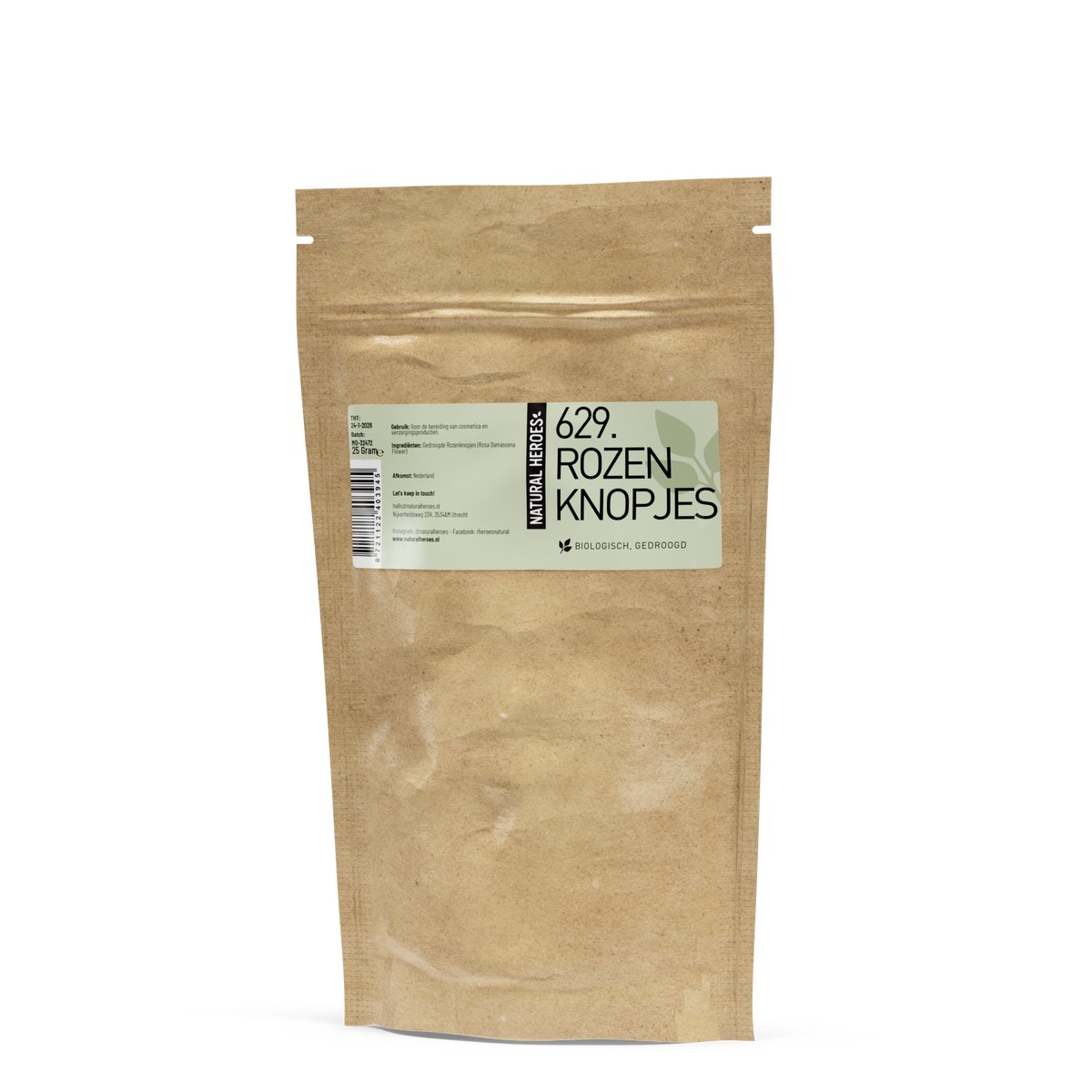 Natural Heroes - Rozenknopjes (Gedroogd) - Biologisch 25 gram