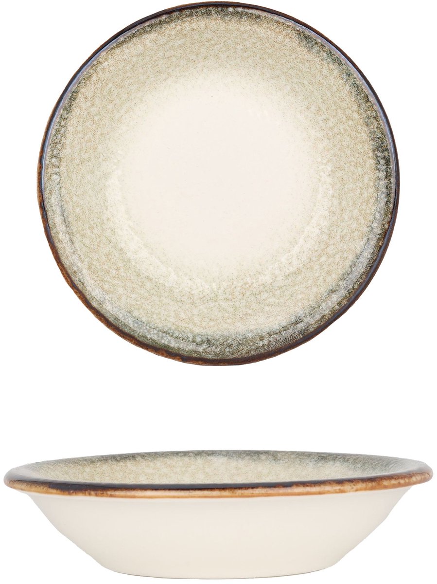 By Bone Serveerschaal - Spazio - Porselein - 9 cm (50cc) - set van 6