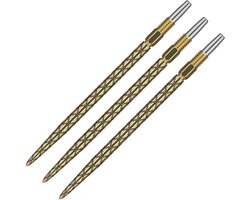 Target Darts Diamond Pro Swiss Point Dartpunten 35mm Goud - Stalen Punten met Laser Etching - Compatibel met Swiss Point Barrels - Vacuüm Gehard - Set van 3 Stuks