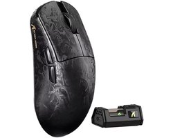 ATTACK SHARK R11 ULTRA Gaming Muis - Draadloos - Carbon Fiber - 8K Hz Polling Rate - PAW3950MAX Sensor - Forged Carbon Ink Blade