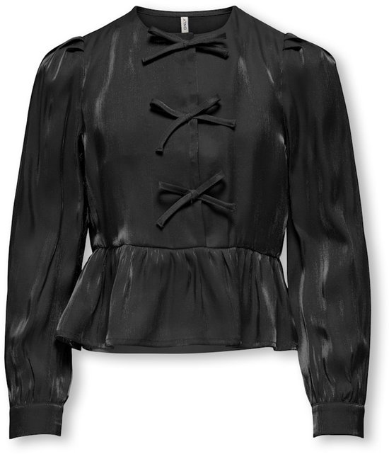 Kids blouse VICTORIA BOW Black Regular Fit