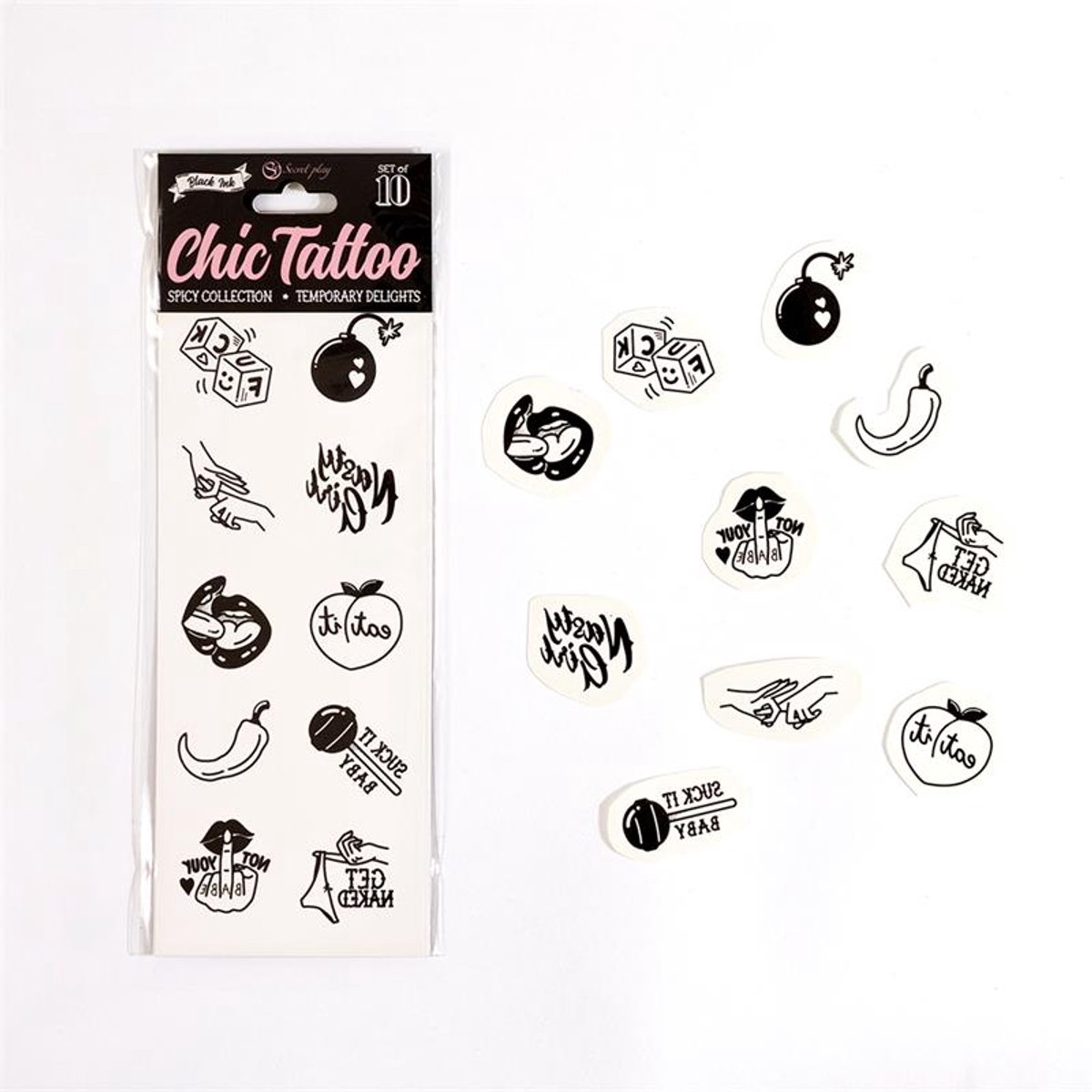 Spicy Chic Temporary Tattoo
