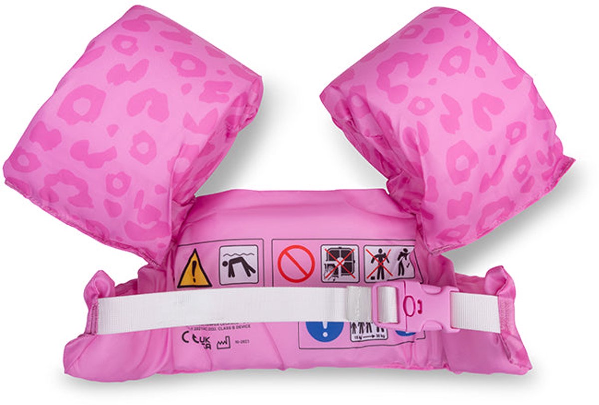 Swim Essentials Puddle Jumper - Roze - Leopard - 2/6 Jaar — afbeelding 10