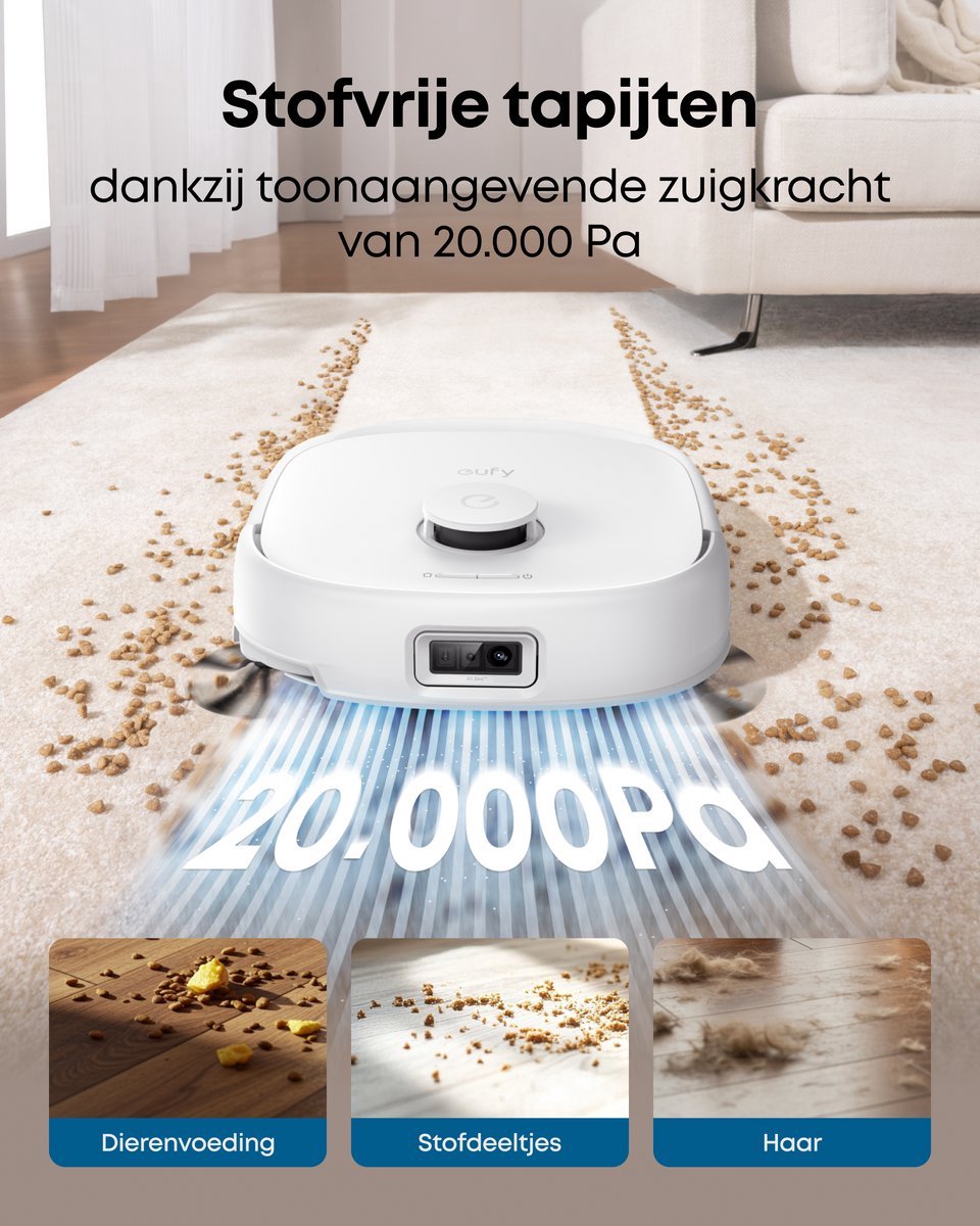 Eufy Omni E25 Robotstofzuiger met HydroJet Dweilsysteem - afbeelding 3