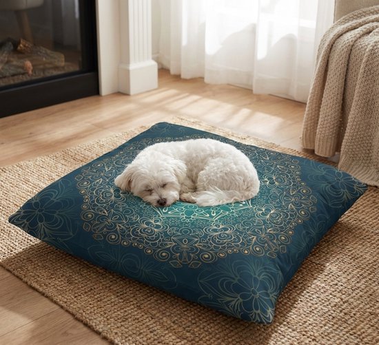 Coussin de sol avec coussin intérieur - Multi motifs - 70x70 cm
