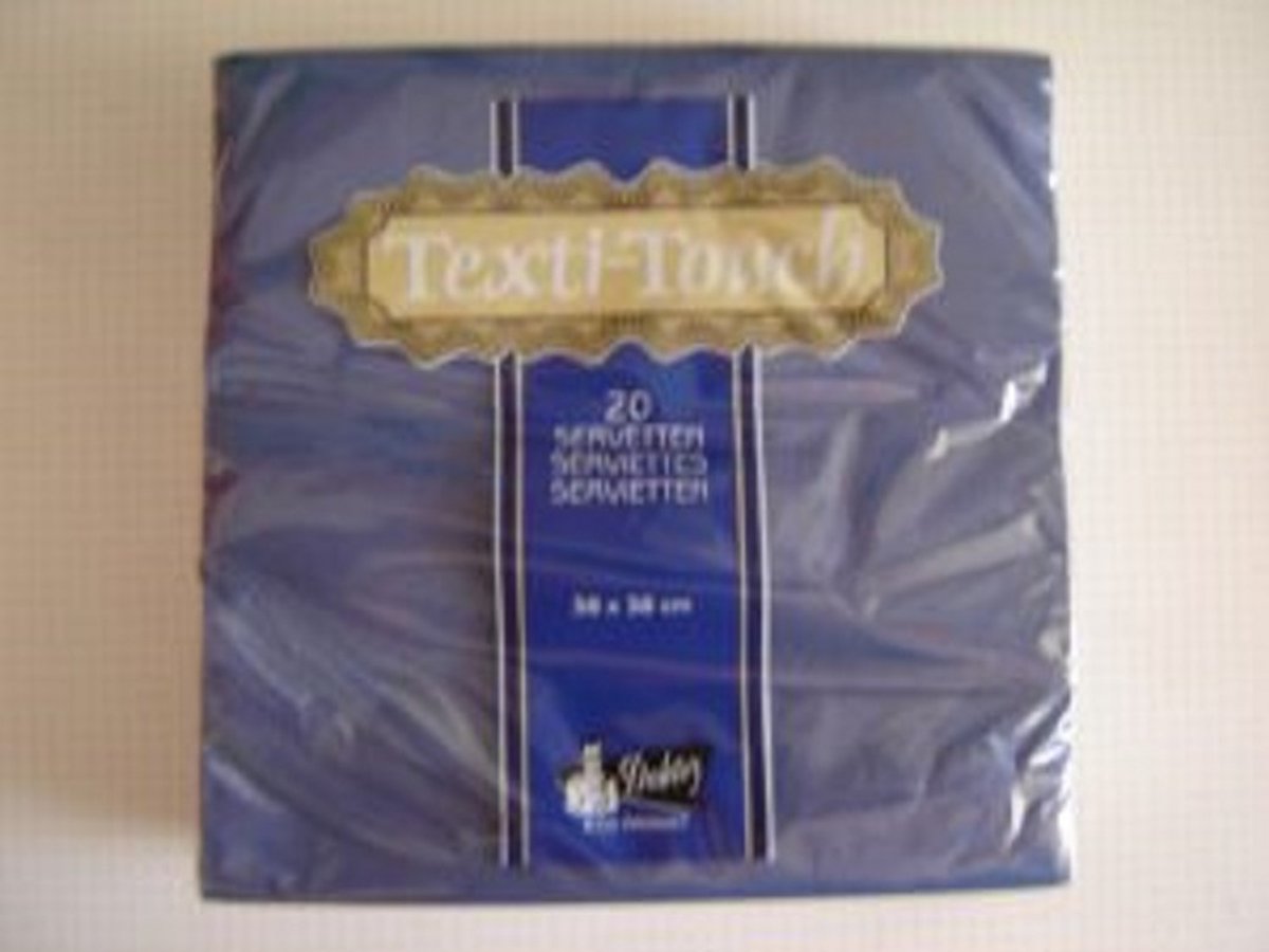 Servetten blauw 38 x 38,3 laags (40st.)