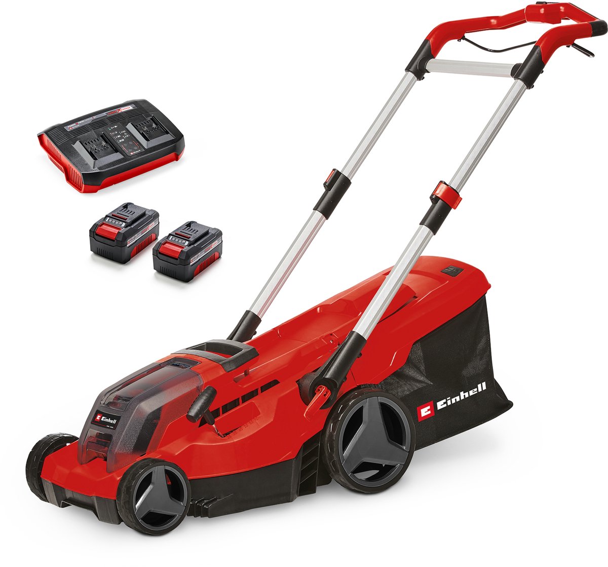 Bol.com Einhell Professional Accu Grasmaaier GP-CM 36/450 BL Kit - Power X-Change - 36 V/Li-ion - Maaibreedte: 38 cm - Aanbevole... aanbieding