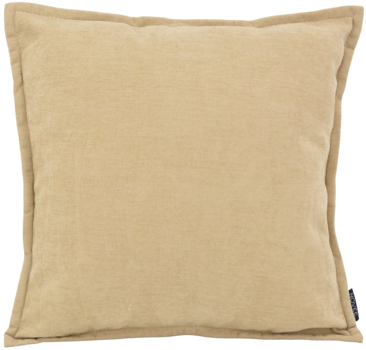 NOVÉE Sierkussen Chenille Piped Beige | 45 x 45 cm | Polyester