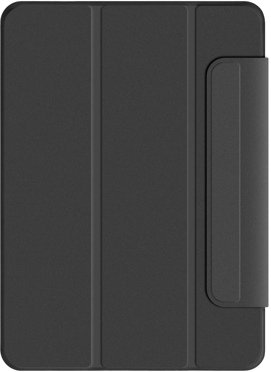 Pomologic BookCover Hoesje iPad Air 11 (M2-M4) – Super Slanke Bescherming – Magnetisch Verbonden – Geschikt voor iPad Air 4/5 Gen en iPad Pro 11 3/4 Gen - Zwart