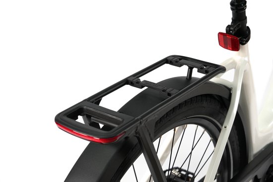 Elektrische Fiets TTGO Z5 - 36V 18AH Accu - Middenmotor - Max Actieradius 120 KM - Aluminium Lage Instapframe - 27.5×2.4 Inch Wielen - Shimano 9 Versnellingen - Hydraulische Schijfremmen - LCD Display - Elektrische Stadsfiets -Wit van Merkloos — afbeelding 4