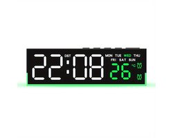Livé® Digitale Wekker – Grote LED Display – Alarm en Timer Functie