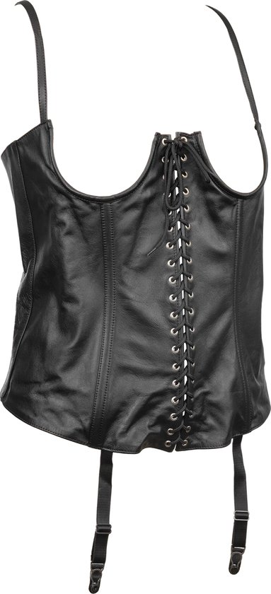 Corset en cuir à bonnets ouverts - taille L.