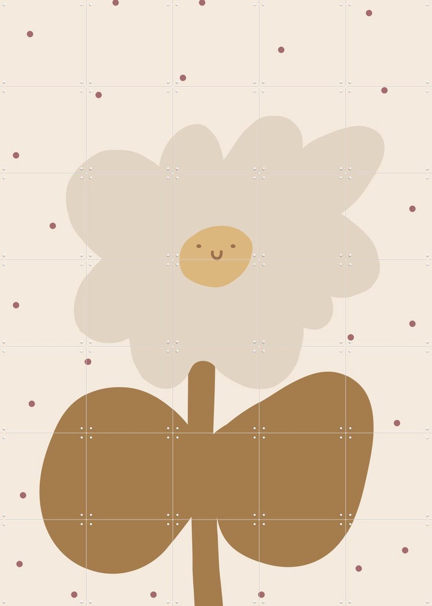 IXXI Whoopsie Daisy, Little Otja - 100 x 140 cm - Gratis ophangtool - Grote wanddecoratie en posters - Speels, Cartoonesk, Illustraties, Grafisch