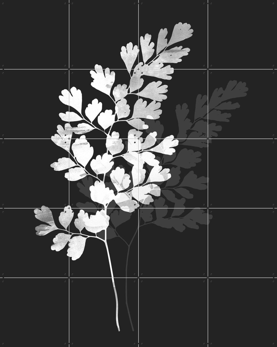 IXXI Watercolor Leaves 14, Mareike Böhmer - 80 x 100 cm - Gratis ophangtool - Grote wanddecoratie en posters - Minimalisme, Grafisch Ontwerp, Aquarel