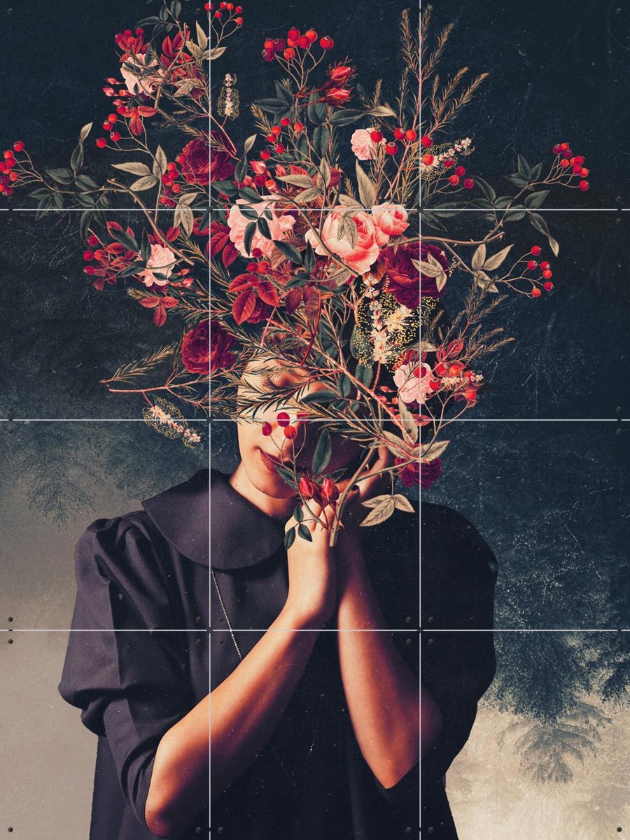 IXXI The Autumns after I found You, Frank Moth - 60 x 80 cm - Gratis ophangtool - Grote wanddecoratie en posters - Collage, Fotografie, Klassiek