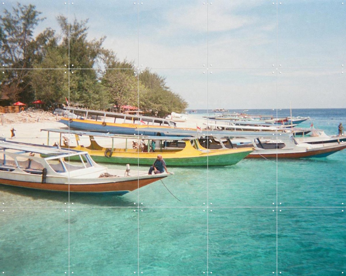 IXXI The Gili Islands, We Like Bali - 100 x 80 cm - Gratis ophangtool - Grote wanddecoratie en posters - Realisme, Fotografie, Eetkamer, Woonkamer