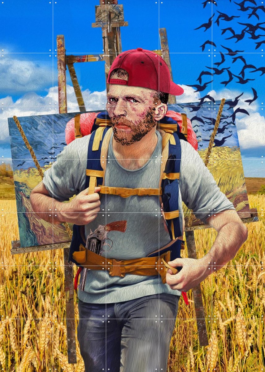 IXXI Going Home to Eternity, Alejandro B. Canoy & Van Gogh 21st Century - 100 x 140 cm - Gratis ophangtool - Grote wanddecoratie en posters -