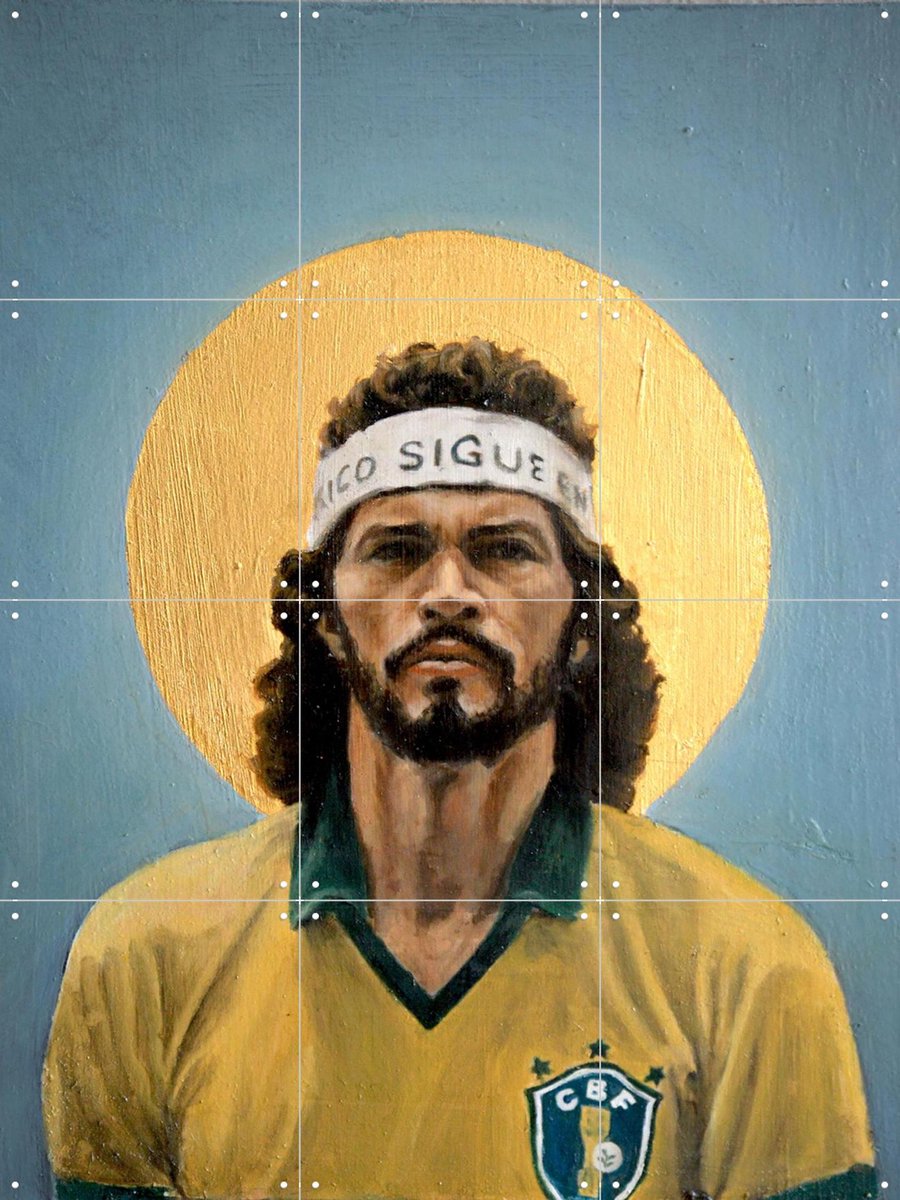 IXXI Socrates, David Diehl - 60 x 80 cm - Gratis ophangtool - Grote wanddecoratie en posters - Kleurrijk, Olieverf, Illustraties, Mancave, Slaapkamer