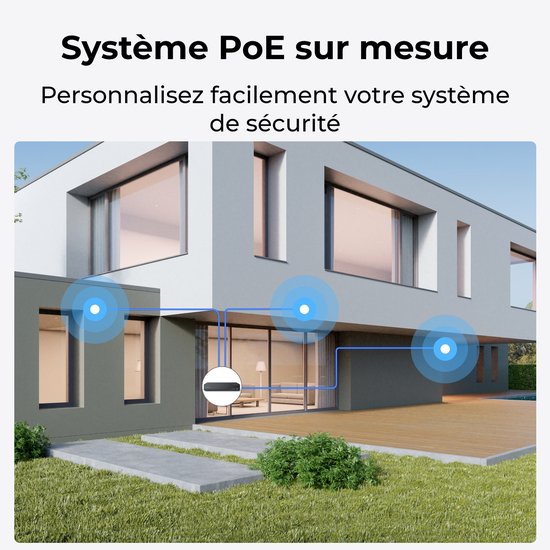 Reolink Duo 2 PoE 4K Dubbele-Lens PoE Beveiligingscamera Systeem, Buiten IP-camera voor Thuis met 180° Beeldhoek, Persoons-/Voertuig-/Huisdierendetectie, Kleuren Nachtzicht, Tweewegcommunicatie, Tot 512GB microSD-kaart van Reolink — afbeelding 3