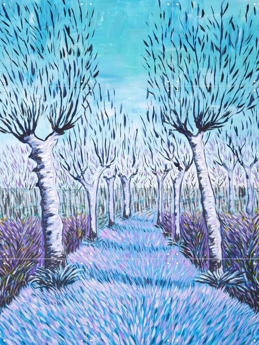 IXXI Pollard Willow, Zurab Dariali & Van Gogh 21st Century - 60 x 80 cm - Gratis ophangtool - Grote wanddecoratie en posters - Klassiek