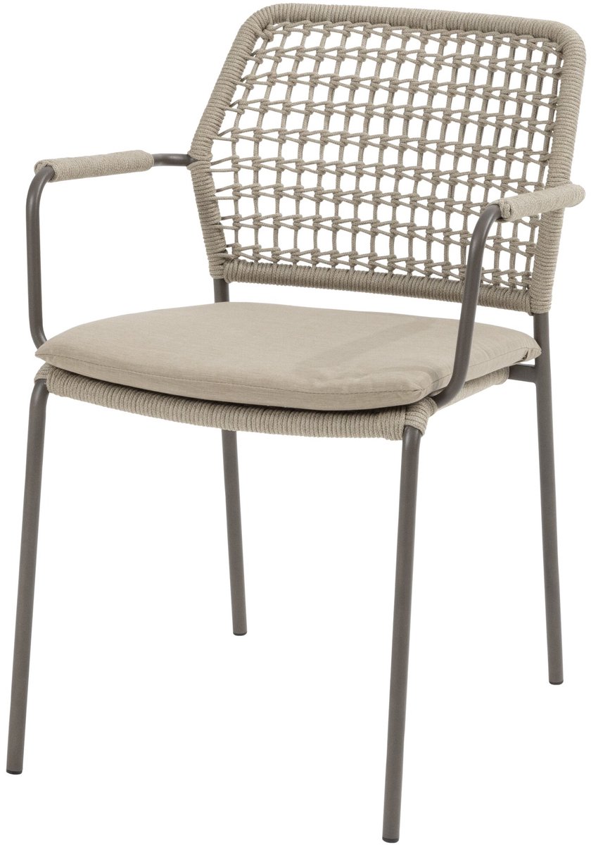 Taste by 4 Seasons Barista chaise de jardin empilable dining terre