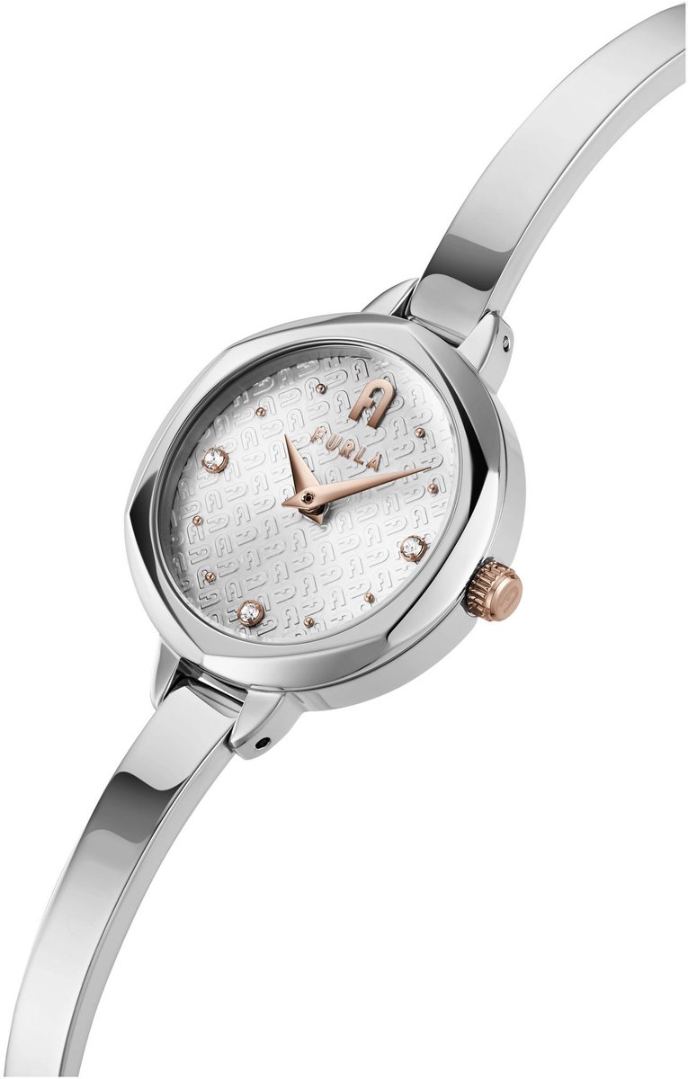 Furla Furla Petite Bangle Kwarts Analoog Horloge Zilverkleur Case: 100% Stainless Steel | Armband: 100% Stainless Steel 28 WW00042001L5