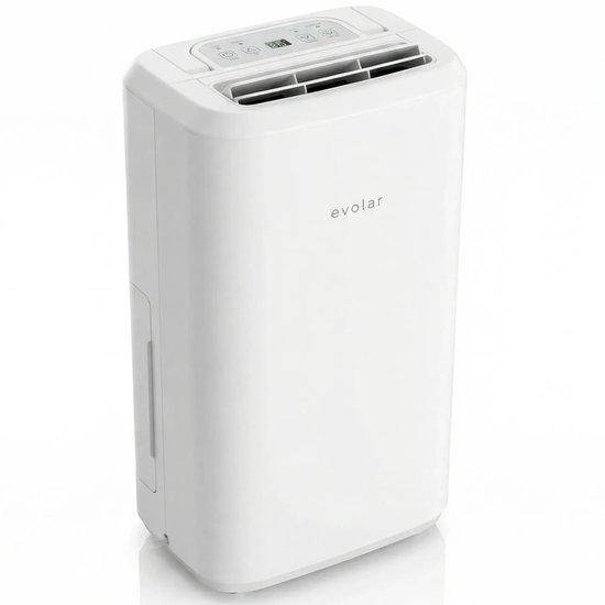 Evolar Luchtontvochtiger - 10L per dag - met Vochtindicator & Timer - Slaapkamer, Badkamer, Woonkamer - Dehumidifier - EVO-DH1000