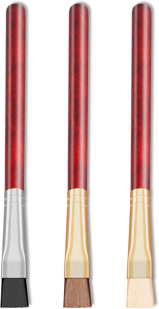 Lichtgewicht horlogereparatieset met 3 reinigingsborstels, ideaal voor horlogereparatie, onderhoud van delicate uurwerken en smering.