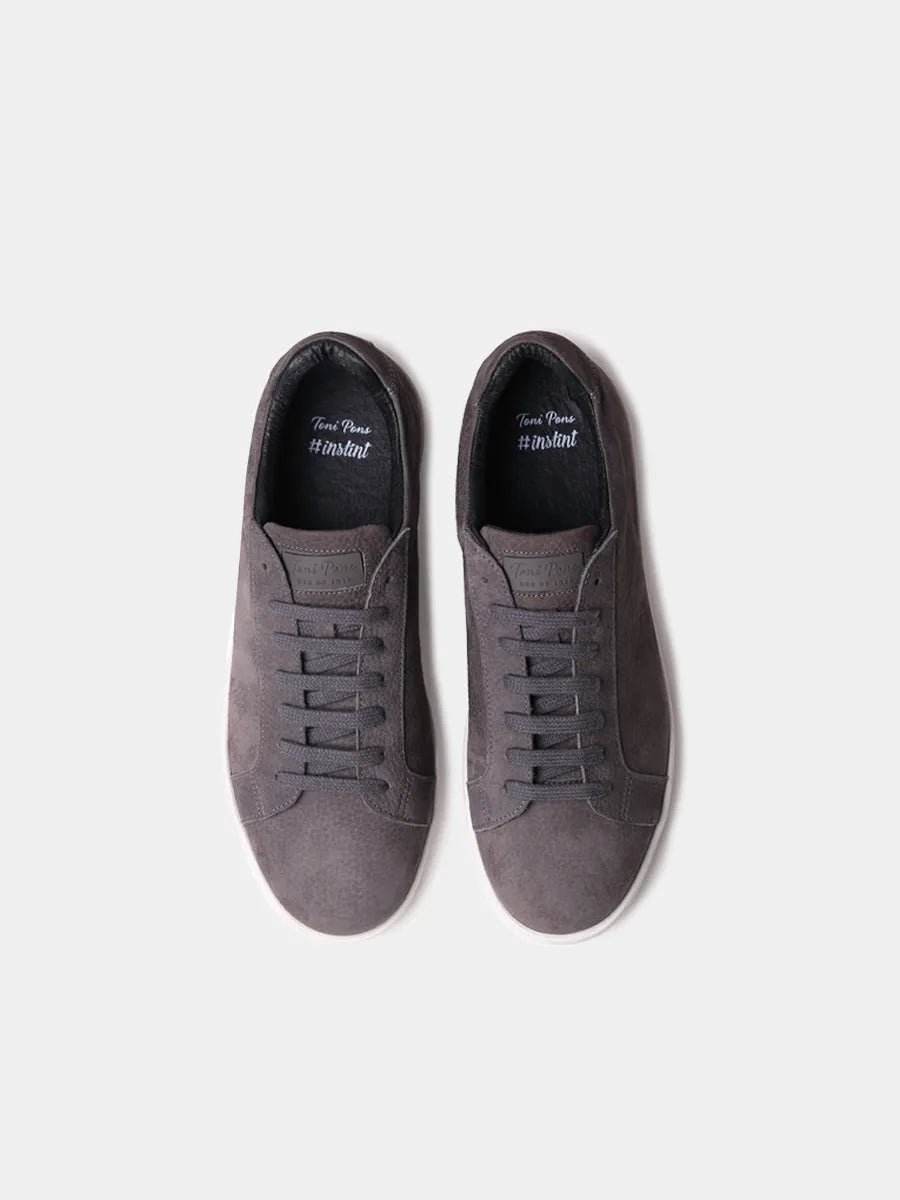 Nubuck vetersneakers voor heren | DALMAU
