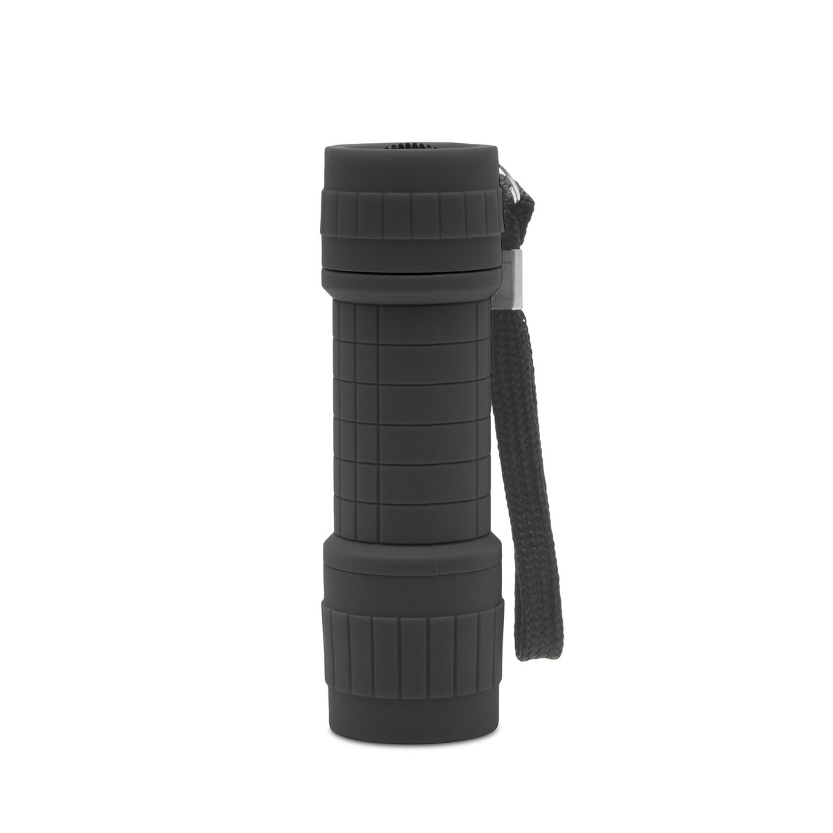 1x LED Zaklamp met Batterijen - Compacte 9,5 cm COB Zaklamp met Polsband, AAA Batterijen Inbegrepen, Stof- & Stootbestendig [18605X]