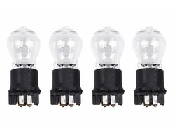 TLVX 4 stuks PW24W Origineel Halogeen Autolampen - Dagrijverlichting – Stadslicht – Achterlampen – Remlicht – Achterlicht – Auto Verlichting – Gloeilampen 3000K Warm Wit Licht – 12V 24Watt – Voor BMW 3-serie – F30 – F31 – MK7 (Xenon model) – Audi Q3