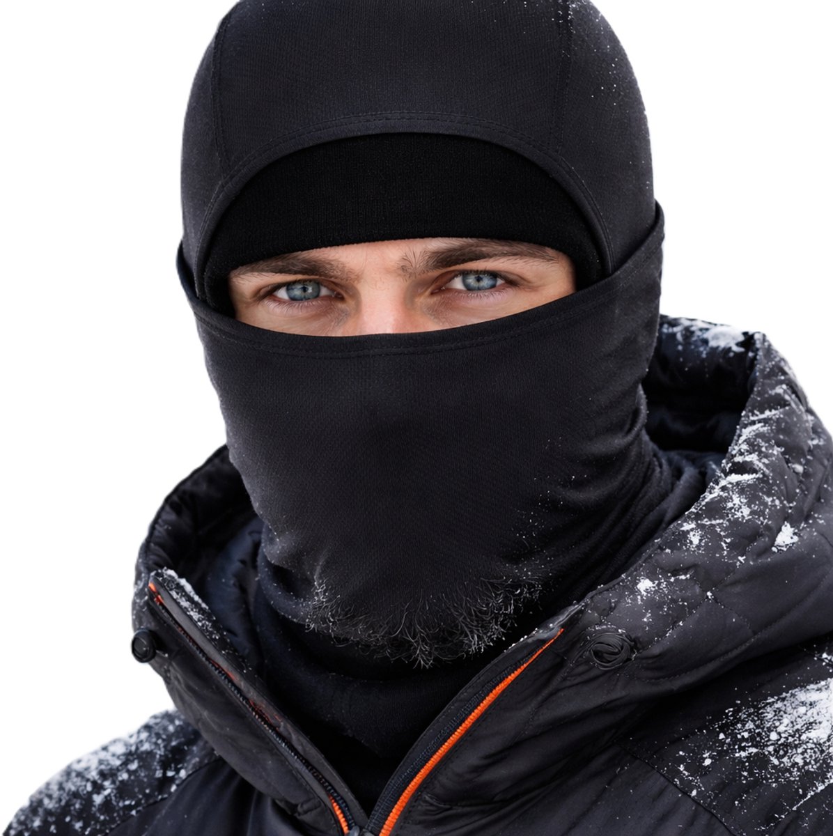 Motormuts Bivakmuts – Winddicht & Ademend – Multi-use Balaclava voor Motor Fiets & Wintersport Zwart