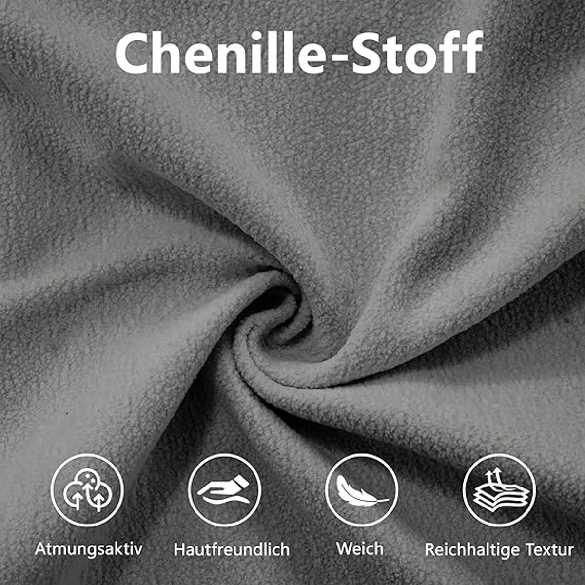 Modulaire Cloud Sofa 4-Zits 77x81x406 cm – Diepe Zitting, Brede Armleuningen, Lenden- en Decoratieve Kussens – Chenille Bank voor Woonkamer, Studio of Kantoor – Pauwhome