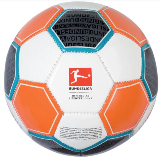 Derbystar Mini Voetbal Bundesliga V21 Wit oranje zwart