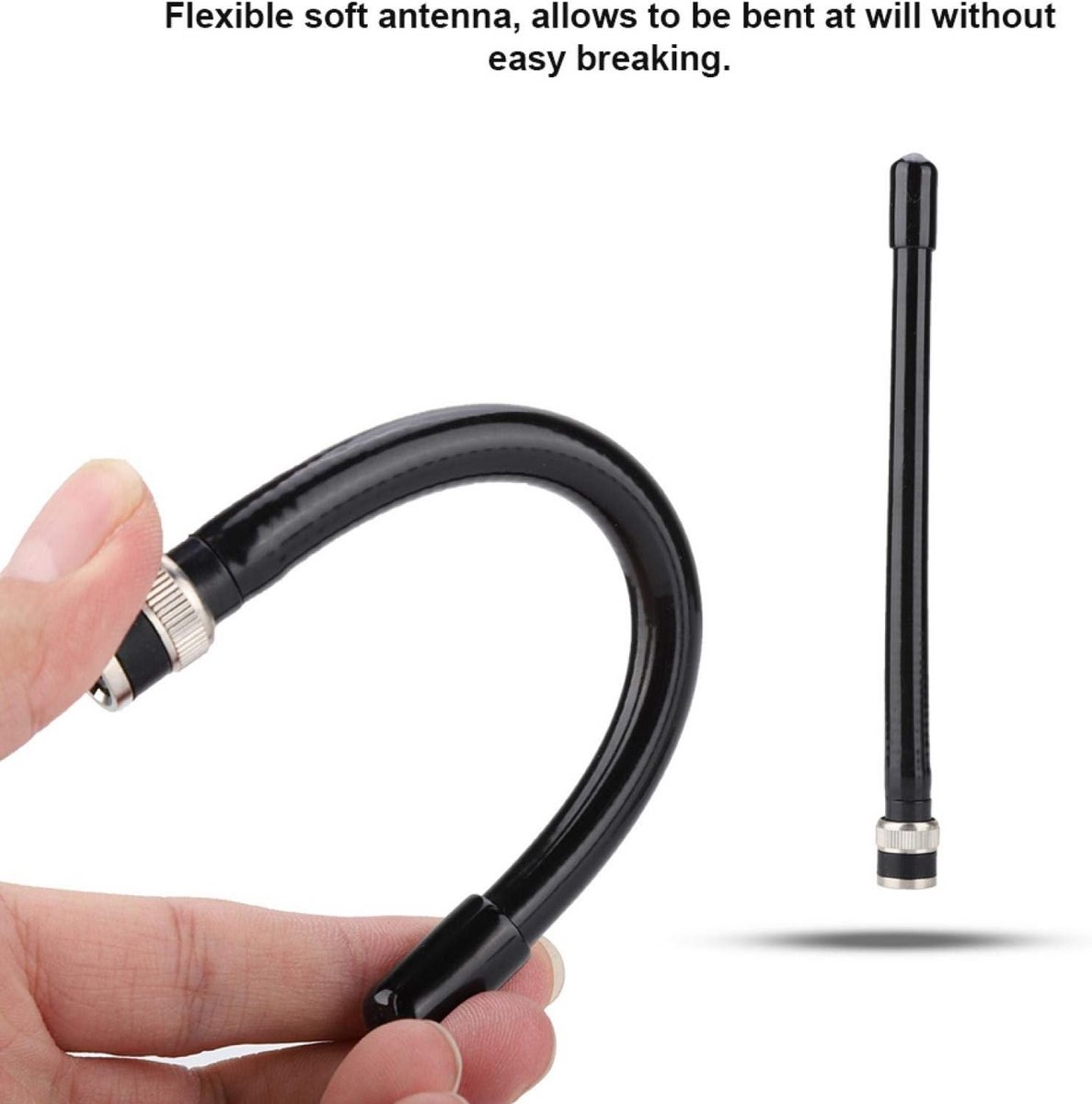 Flexibele VHF Antenne BNC Spiraalvormig 136-174 MHz voor Handheld Radio's