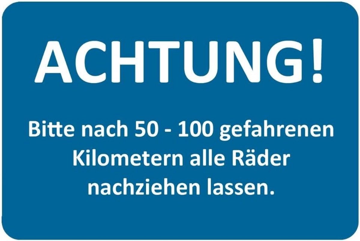 Service stickers werkplaats klantenkaarten 100 stuks