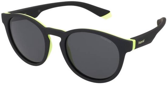 POLAROID Kinderen PLD 8048/S 71C BLACK YELLOW 45/18/130 JUNIOR Zonnebrillen van Merkloos — afbeelding 3
