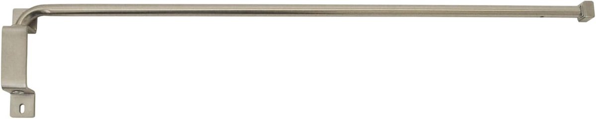 Zwenkbare Gordijnroede Nikkel - Flexibele Ophanging voor Gordijnen (20-91.4 cm)