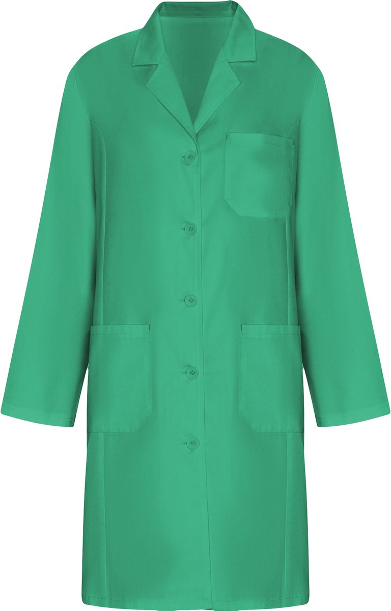 Lab Groen Premium Dames labjas met revers maat S