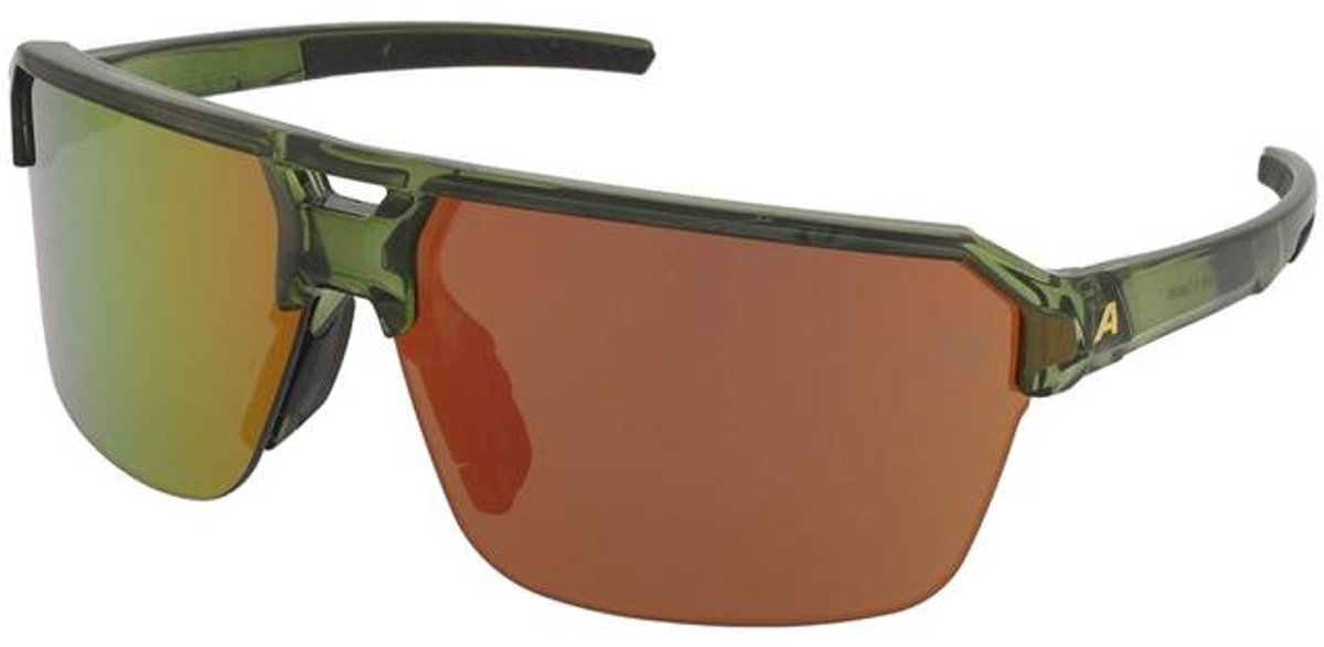 Zonnebrillen Alpina Swift HR Green Transparent Gloss/Gold Mirror