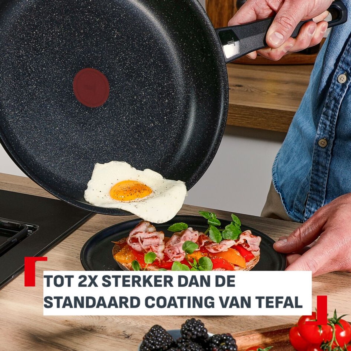 Tefal Tefal Ceramic Control Grey Hapjespan - afbeelding 5