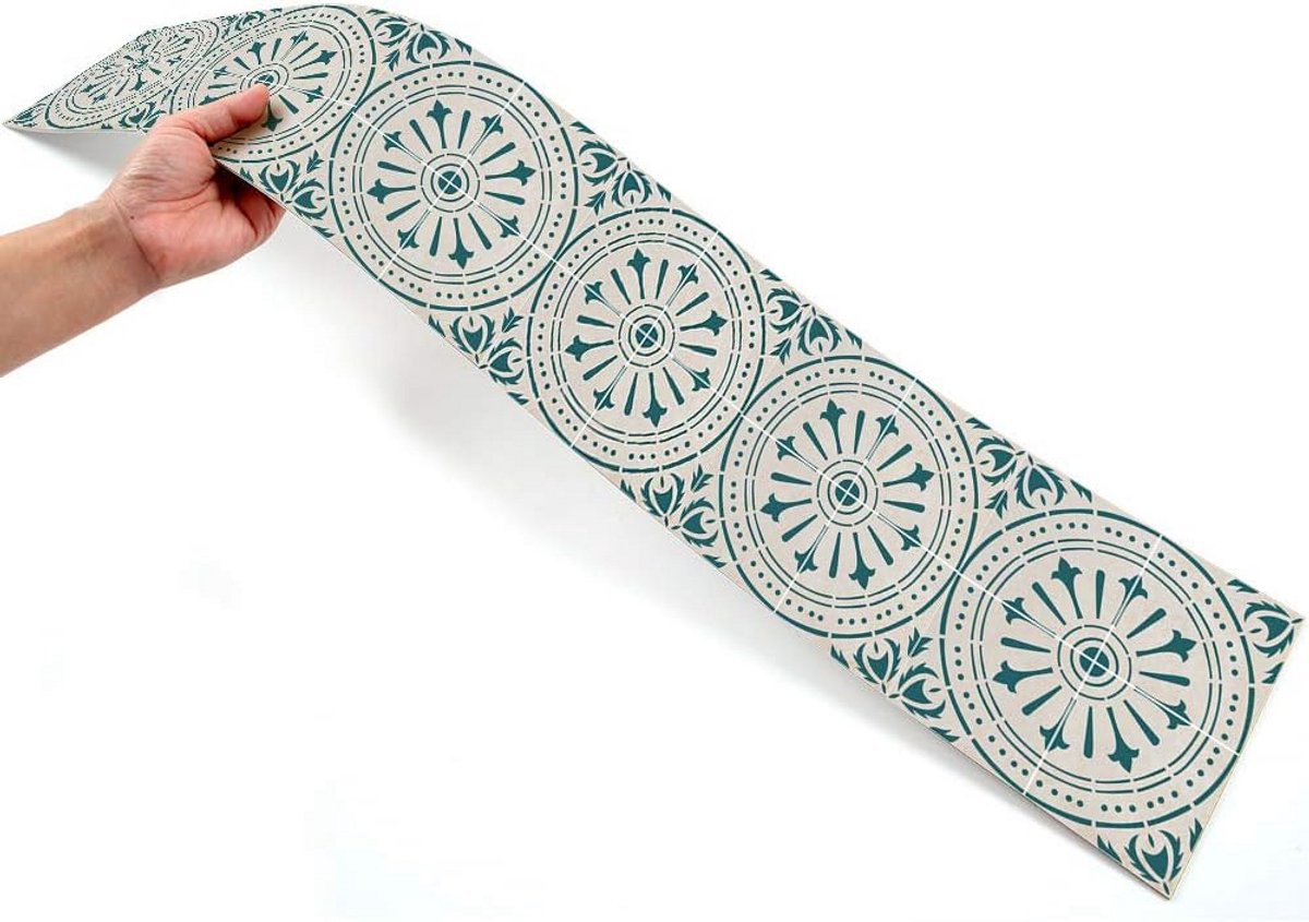 Zelfklevende Vinyl Vloertegels Sticker Antislip PVC Vloerstickers voor Keuken Badkamer Woo