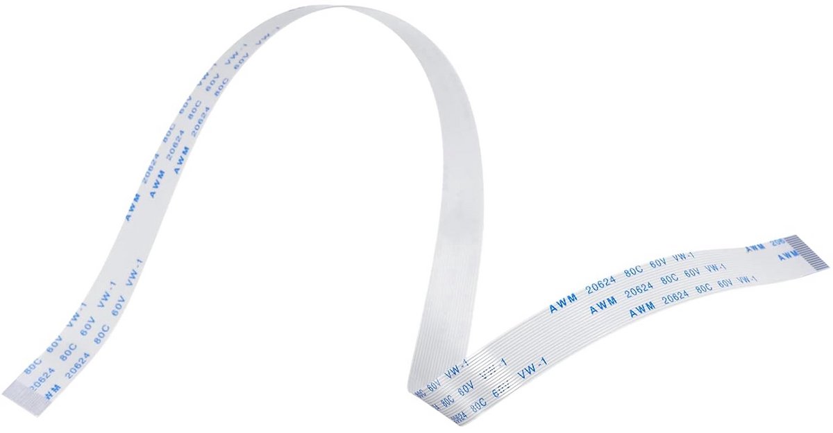 5-Pack FFC FPC Platkabel 18 Pin 0.5mm Pitch 300mm Lang voor LCD Schermen en Camera's
