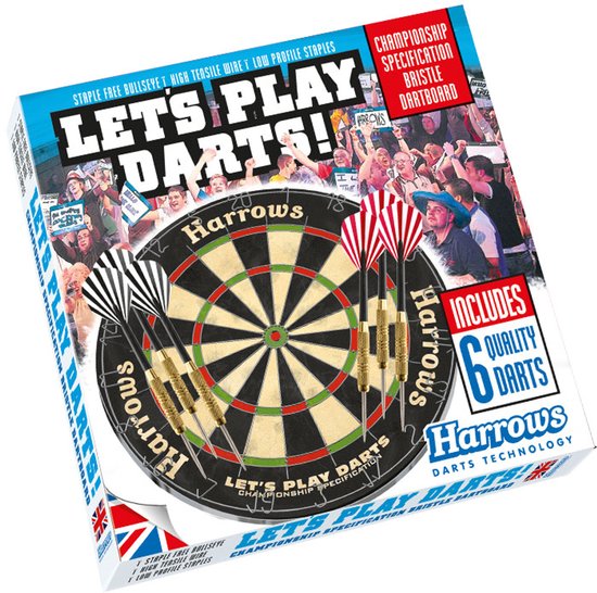 Let'S Play Darts Bristle Board van Winmau — afbeelding 3