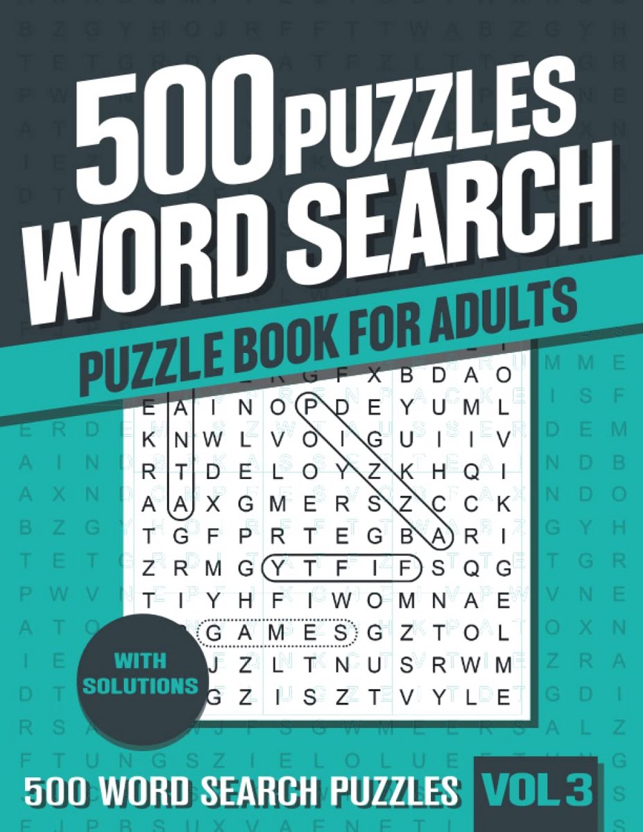 500 Woordzoekers Puzzelboek voor Volwassenen en Senioren: Groot Formaat voor Ontspanning