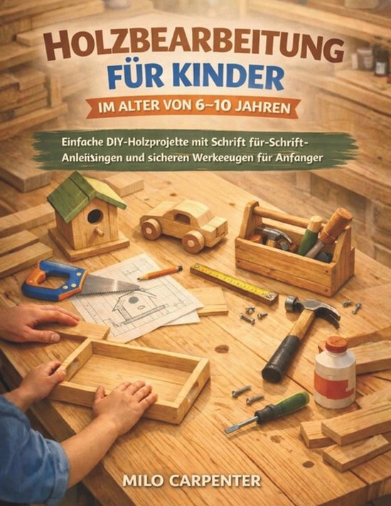 Holzbearbeitung Für Kinder Im Alter Von 6-10 Jahren - cover