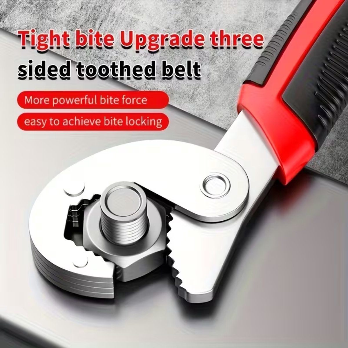 Multifunctional universal adjustable wrench, large-opening quick wrench, adjustable multi-tooth wrench with antislip grip and quick-release function. Comes with a free pair of gloves, ideal for professional and DIY repairs.Tools.multitool gereedschap