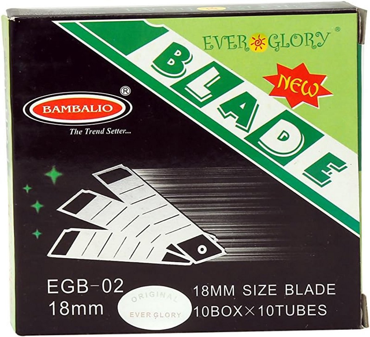 Vervangende Snijmessen Universeel 18mm Premium Koolstofstaal Scherpe Bladen